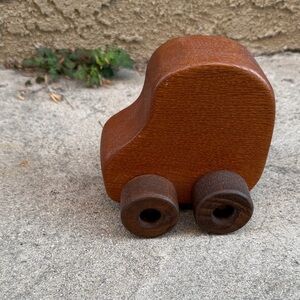 Vintage Wooden Toy Car for Kids